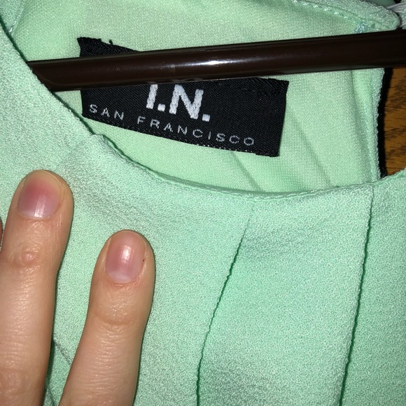 Classy Mint High Neck Dress! - Picture 5 of 6